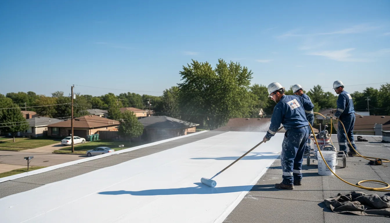 Commercial roof coating in Wachapreague, VA near me